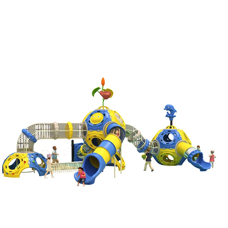 Equipment Climbing Toddler Crawling Net Rope Tunnel Pipe Slide Kids Outdoor Playground Equipment for Children