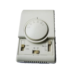 220VAC Room Mechanical Thermostat Air Conditioner Heat Cool Thermostat Tempertaure Controller Warm