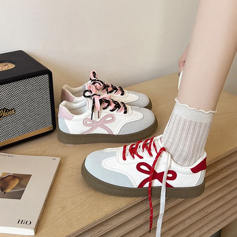 

2025 Women's Shoes Summer Thick Sole Brown Spring Autumn Breathable Platform Tennis Woman Trend Round Toe Female Casual Sneaker