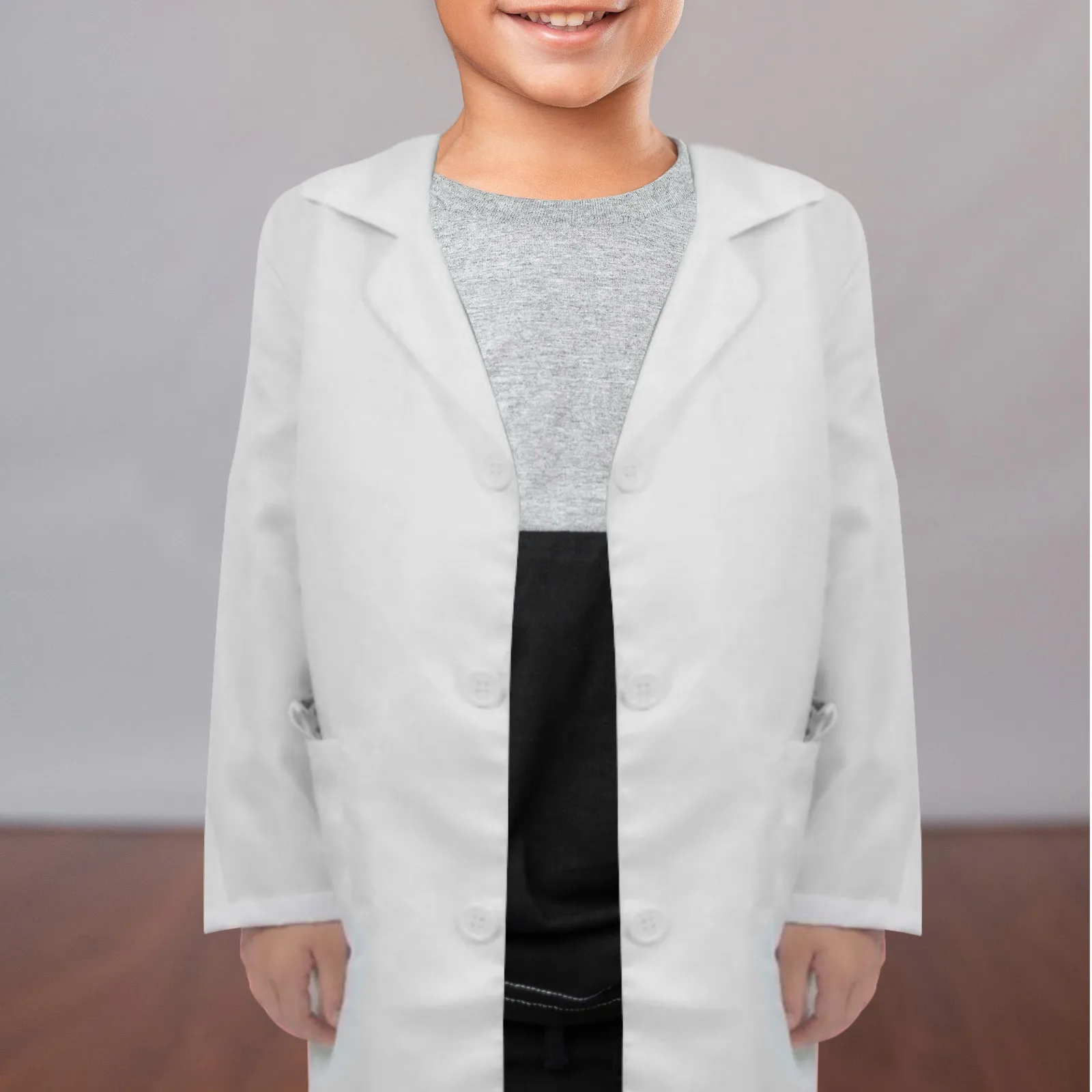 Kids Lab Coat White… - image
