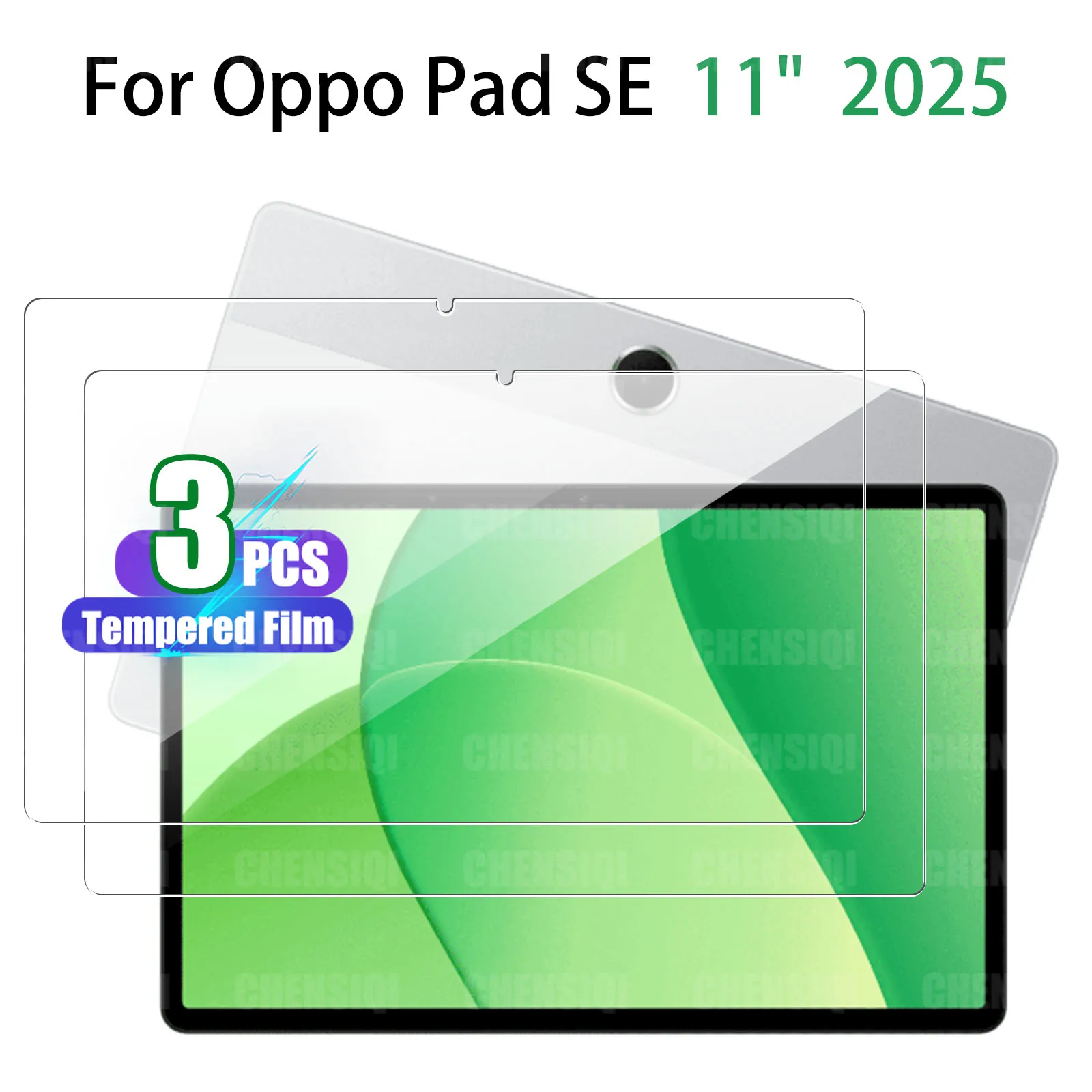 Screen Protector for Oppo Pad SE (11 inch) 2025 Tempered Glass HD Display 9H Hardness Ultra Clear Anti-Scratches Bubble free