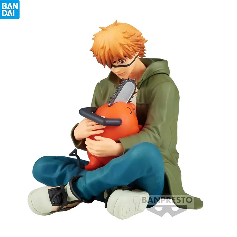 

Original Bandai Chainsaw Man Denji Pochita Break Time Collection Vol. 1 Anime Figure Action Model Figurals Brinquedos Toys Gift