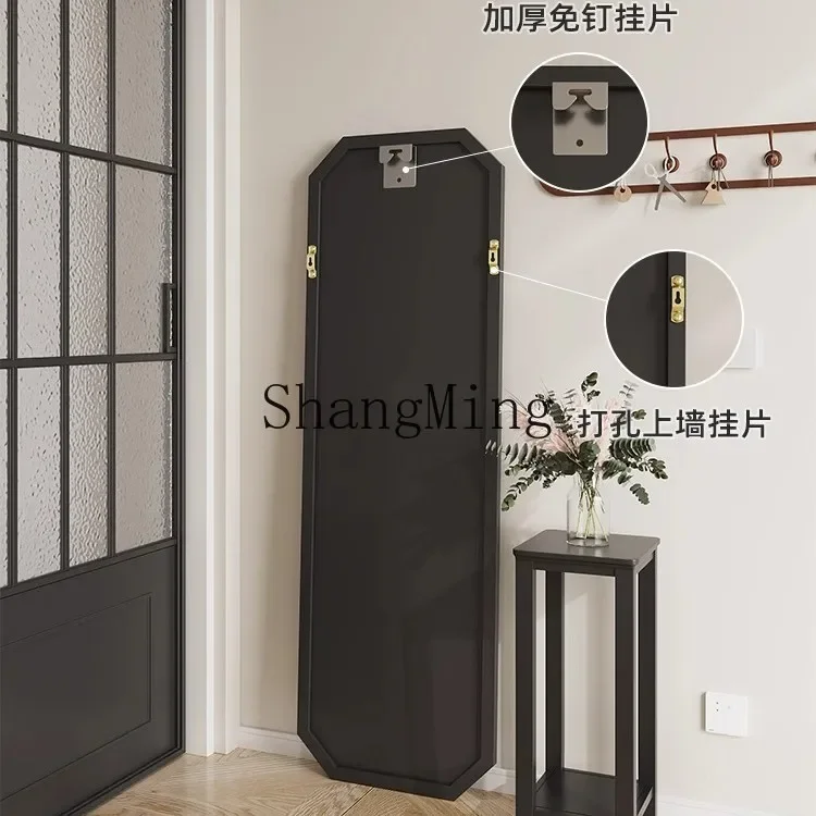 مرآة مثبتة على الحائط من الأرض إلى السقف من SM لتزيين غرفة النوم غير مثقوبة على الحائط بطول كامل #5