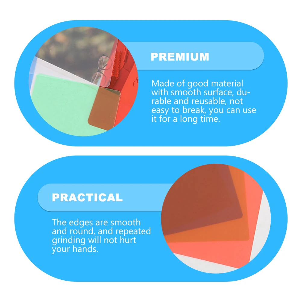 

15pcs Plastic Writing Pads Smooth Surface For Office School Exam Use Reusable Writing Board Student Stationery Base