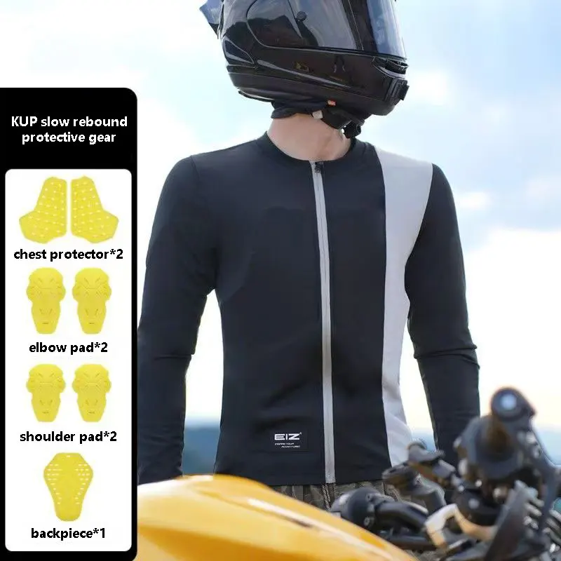 

Motorcycle Armor Clothes Color Blocked Summer Machine Racing Riding Clothes Cool Anti Fall Wear Resistant Lightweight Breathable