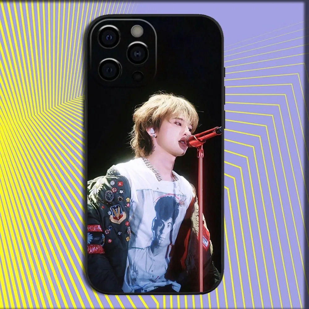 Kpop G-D-Dragon GD 전화 케이스 iPhone 16,15,14,13,12,11,Pro,X,XS,Max,XR,Plus,Mini 소프트 블랙 커버