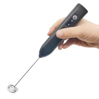 Wireless Milk Frother Electric Type-C Handheld Blender Stainless Steel Mini Coffee Maker Whisk Mixer For Coffee Cappuccino Cream 6