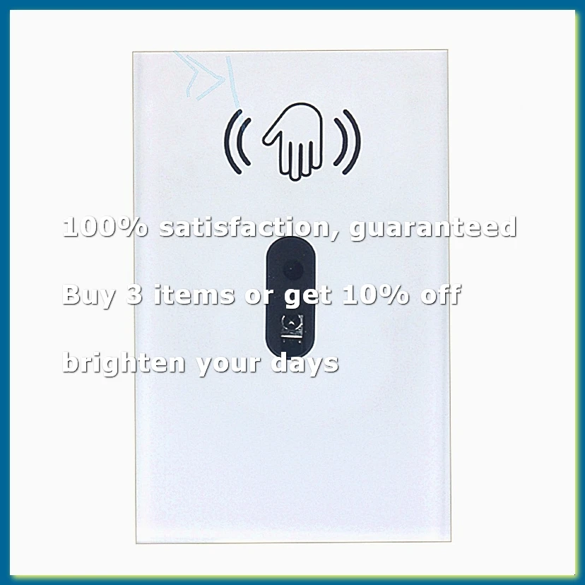 ●Smart Light Switch Wall Light Switch Wave Infrared Sensor No Need Touch Electrical Power on Off US Plug