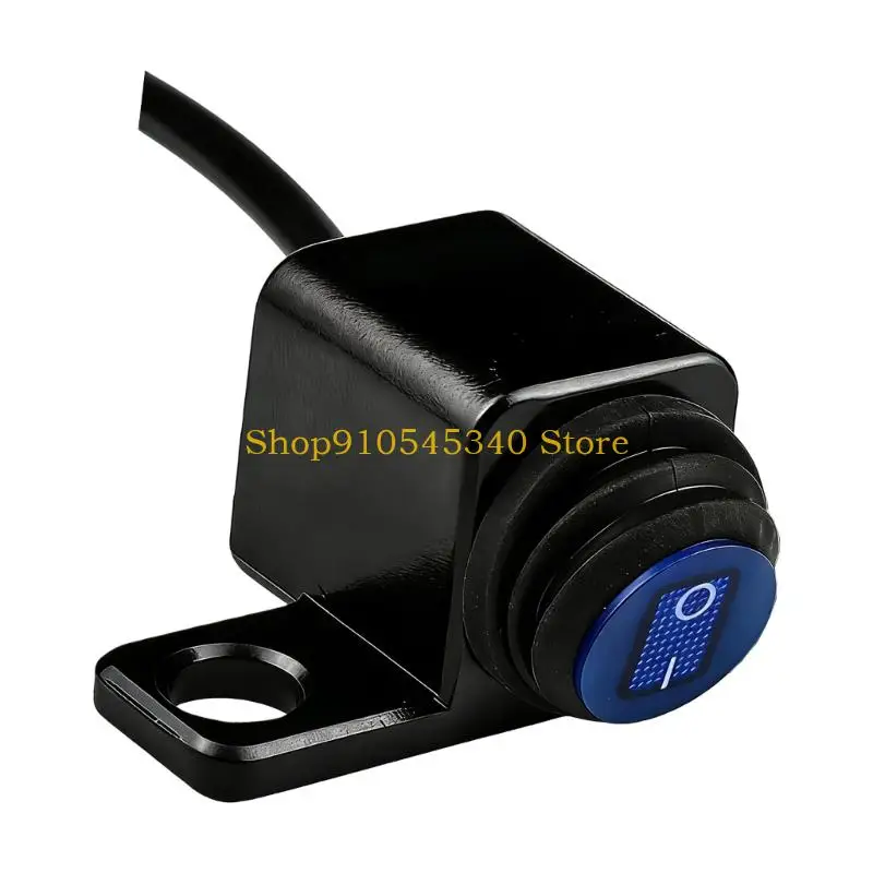 

U2JA Aluminum Handlebar Switches for Headlight Fog Light Motorcycle 2 Control Button Switches Motorbike Accessories Waterproof