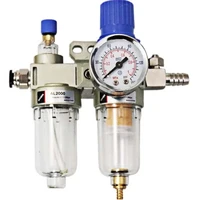 1 Juego de máquina para rastrear neumáticos, separador de agua, cambiador de neumáticos, accesorios, filtro, válvula reguladora de presión, cambiador de neumáticos, lubricador