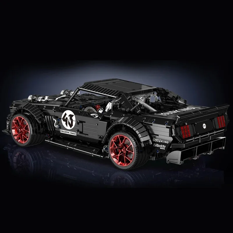 MOULD KING 13108 Technical Mustang Hoonicorn Sport Car Model Building Blocks Technology Racing Car Toy for Boys and Adults