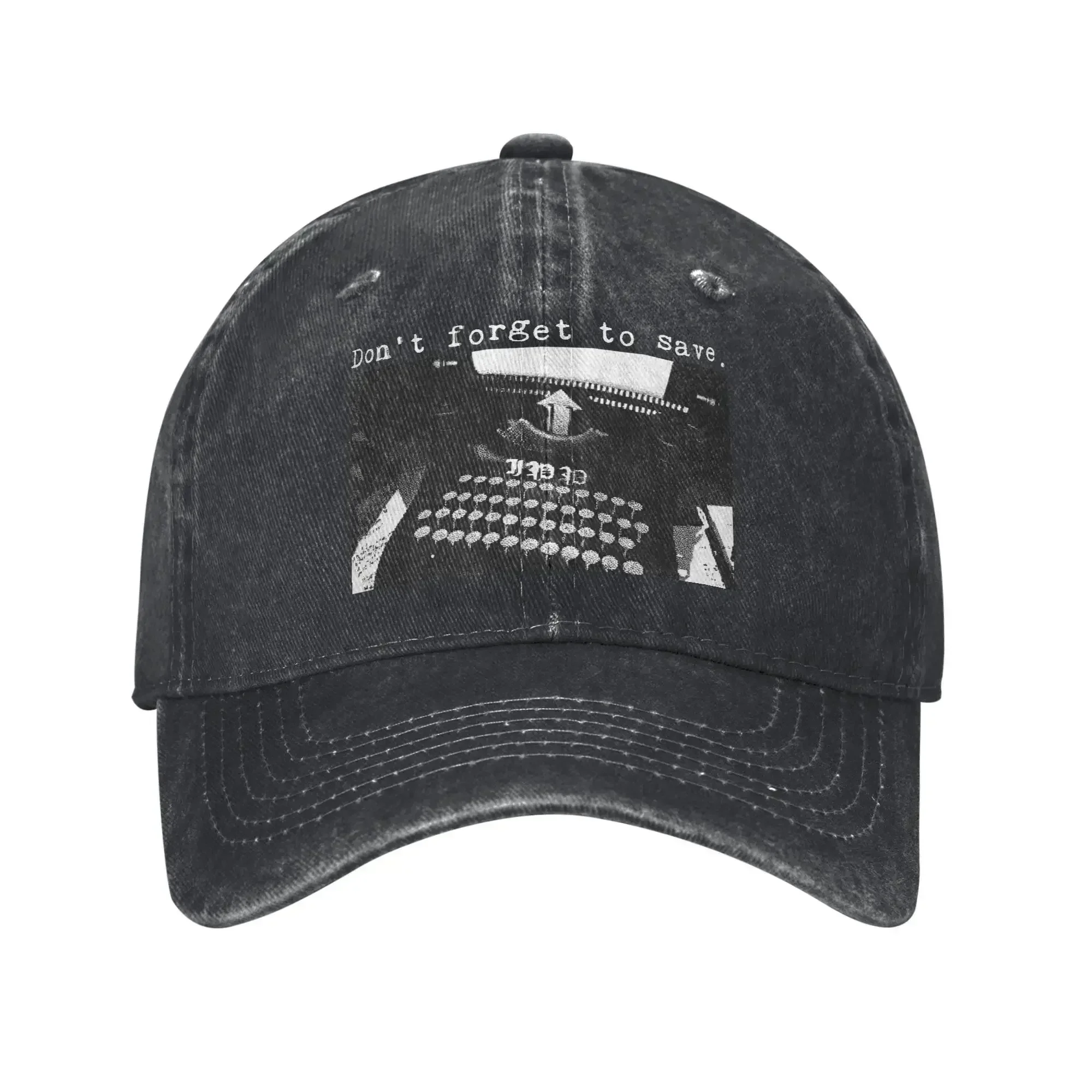 New Don't forget to save Resident evil Casual Baseball Cap For Unisex Men Summer  Outdoor Sport Trucker Hat Fashion Snapback Cap
