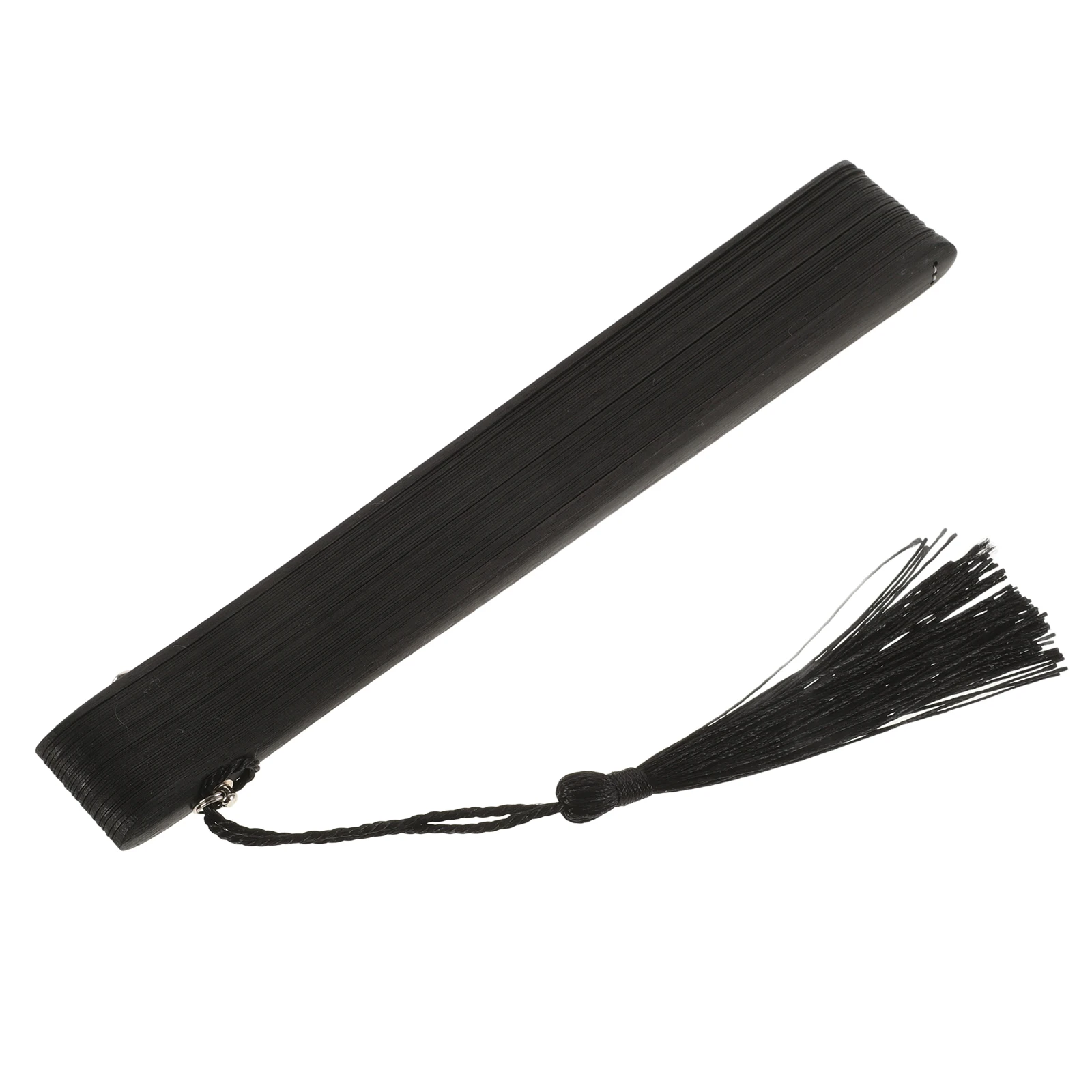 

Full Bamboo Folding Fan Black Hollow Chinese Style Mini Summer Hand Fans Traditional Decorative Wedding Accessories Japanese
