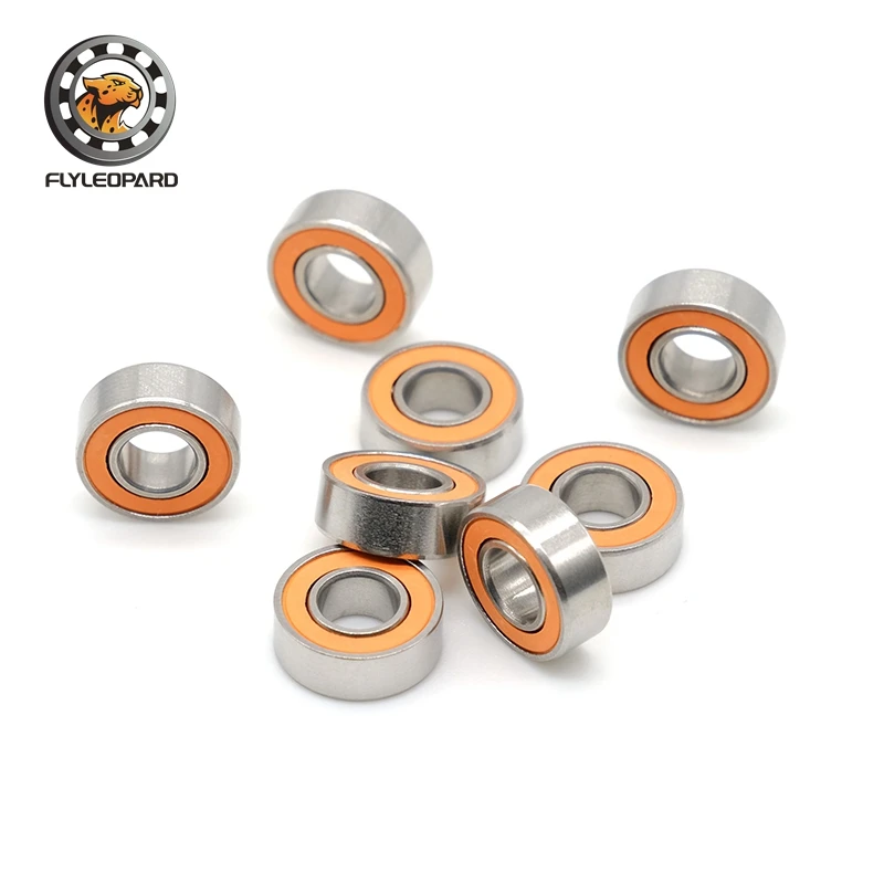 2 SZT. Łożysko SMR115 2RS 5x11x4 mm ABEC-7 Łożysko Hybrydowe Ceramiczno-Stalowe Ze Stali Nierdzewnej Łożyska Kulowe Do Kołowrotków Wędkarskich DRY Ocean Fishing SMR115