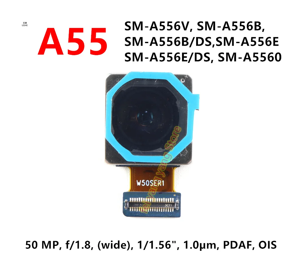 

Задняя камера заднего вида для Samsung Galaxy A55 5G A556 50MP Основная задняя большая камера Сверхширокий макромодуль Гибкая замена Запасная часть