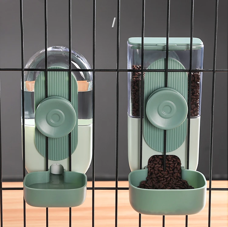 

Cat-hanging water dispenser dogs drink water automatically feeding water feeder rabbits hanging cage kettle pet supplies.