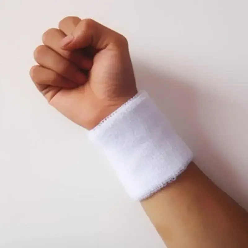 스포츠 안전 손목 지지대 버팀대 랩 가드, 스포츠 스웨트밴드 핸드 밴드, 땀 체육관 배구 농구 코튼, 1 개