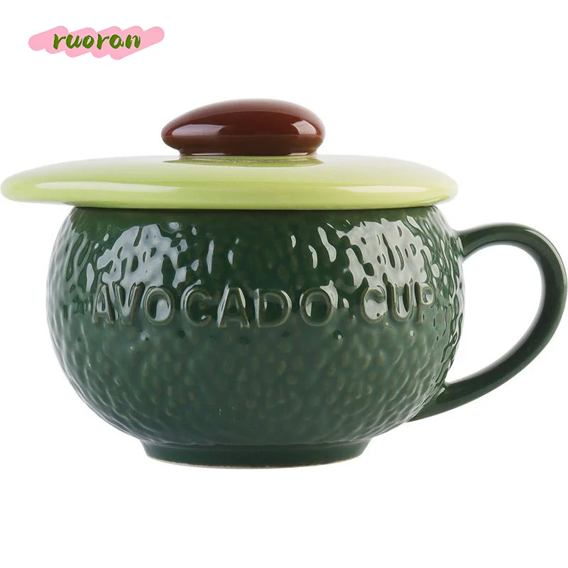 Avocado Shape Ceramic Mug High Value Coffee Cup Water Cup