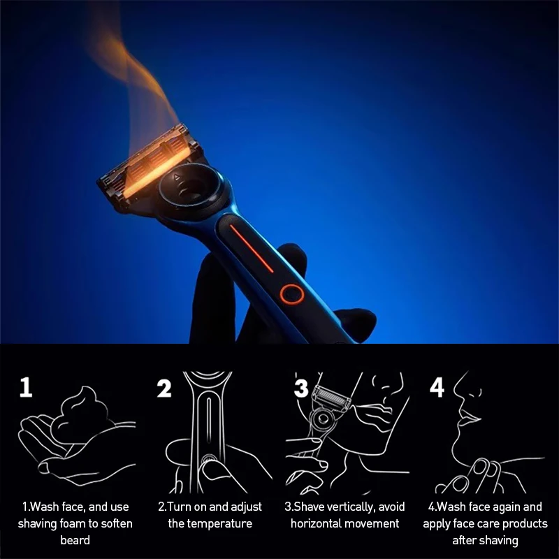 مختبرات جيليت ماكينة حلاقة ساخنة بوجاتي فيرون سلسلة جيليت مختبرات ماكينة حلاقة رجالية مجموعة 5 طبقات شفرة حلاقة مواد من الستانلس ستيل