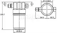 

Store code: AD36000S for air conditioning dryer A4 A6 PASSAT (95 01)