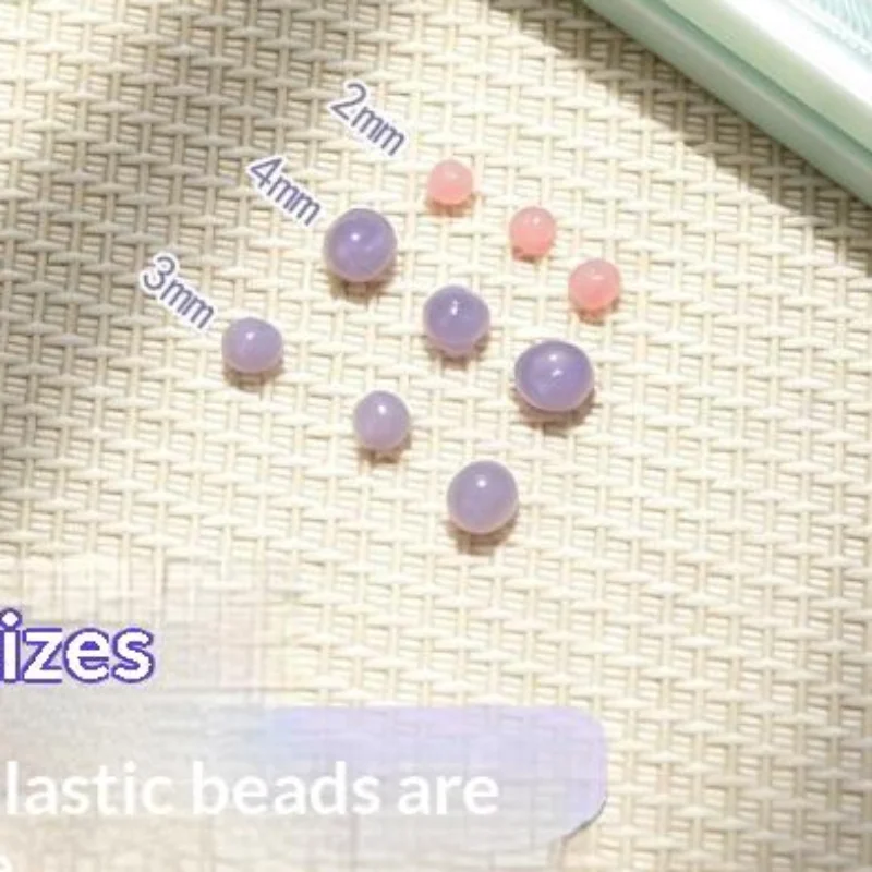 2-4mm Rubbing Strip Ball Mould Soft Ceramic Diameter Optional Craft Supplies Nail Art Bead Roller For 3D Gel Flowers DIY Jewelr