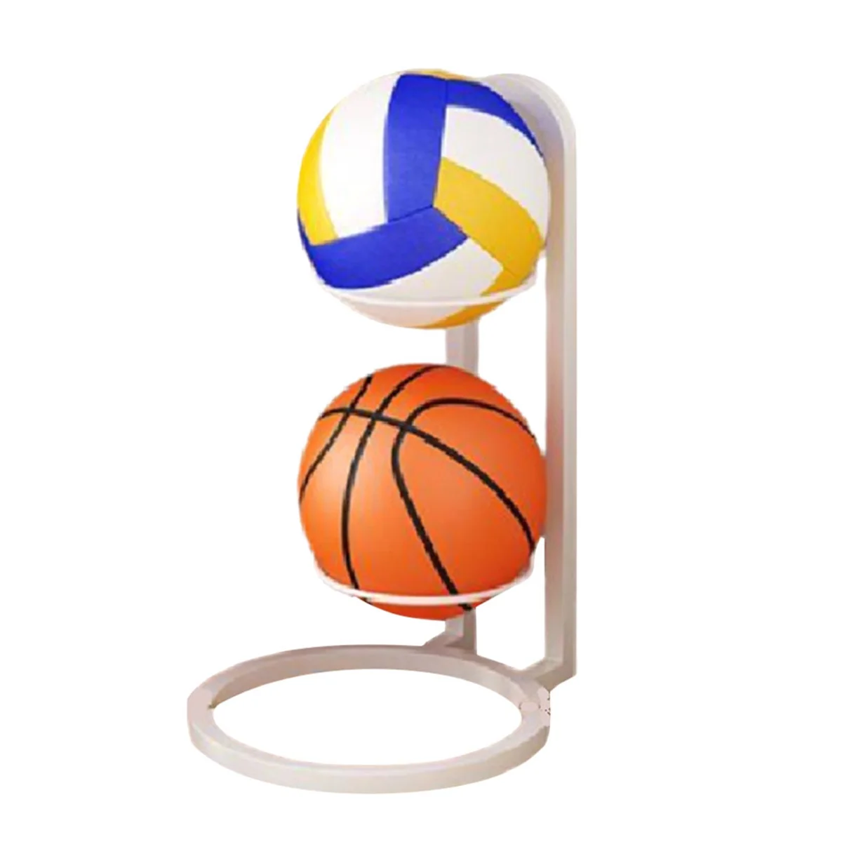 

Indoor Child Basketball Storage Rack Kindergarten Volleyball Stand -A