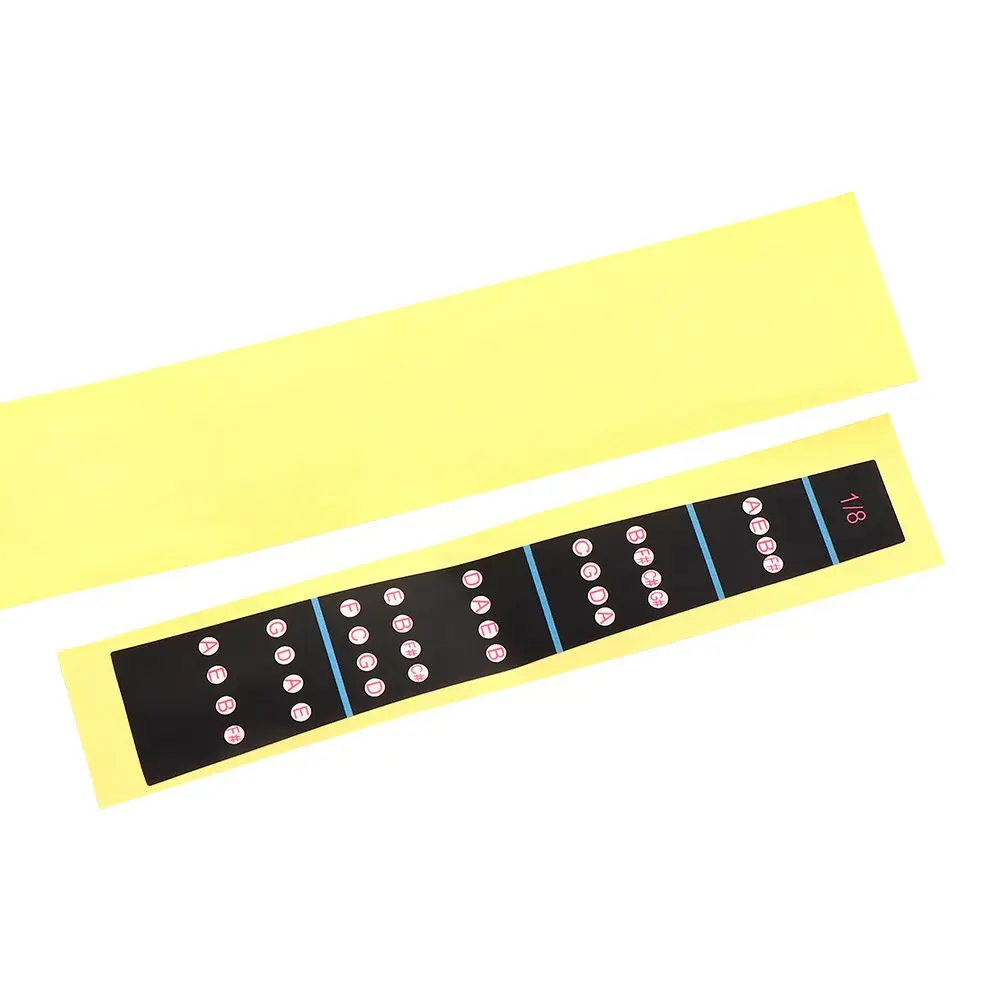 1/2 3/4 Intonation Chart Music Tools Practice For Beginners notes Cello Fiddle Finger Label Scale stickers Violin Sticker