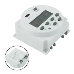 Power Down Timer 60x60x30mm Accessories DC/AC 12V Digital Timer LCD Display On/off Switch Programmable Replacement