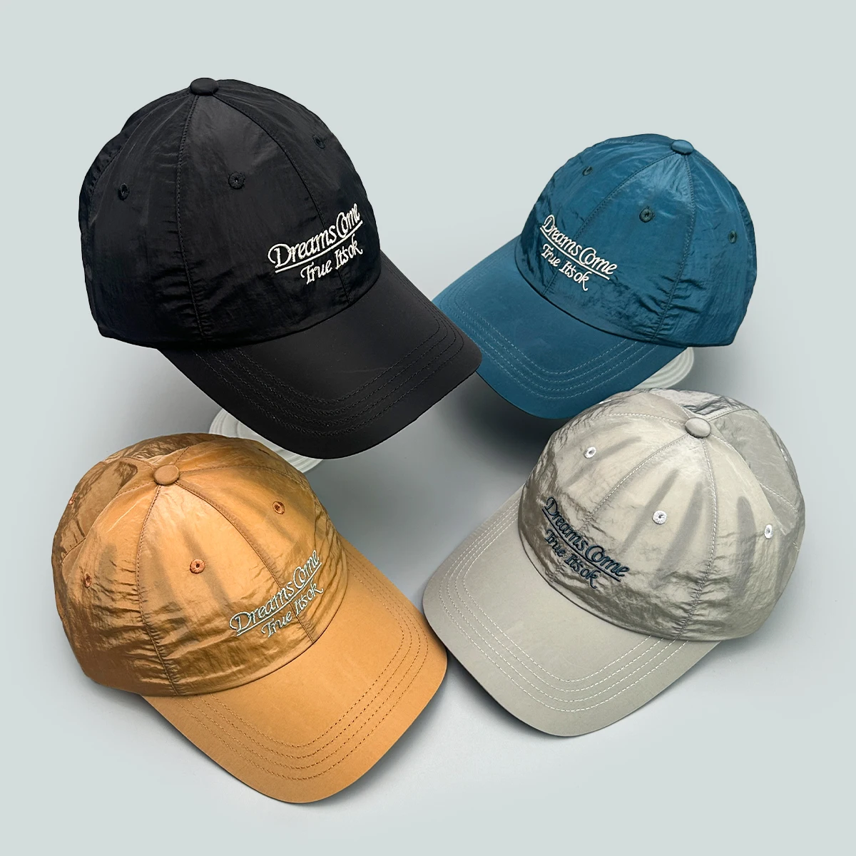 

Quick Drying Embroidered Letters Baseball Hats New Unisex Breathable Outdoor Sunshade Korean Versatile ins Fashion Peaked Caps