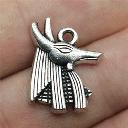 Jewelry Tools Ancient Egyptian God Of Death Anubis Charm Lot Pendant 10pcs