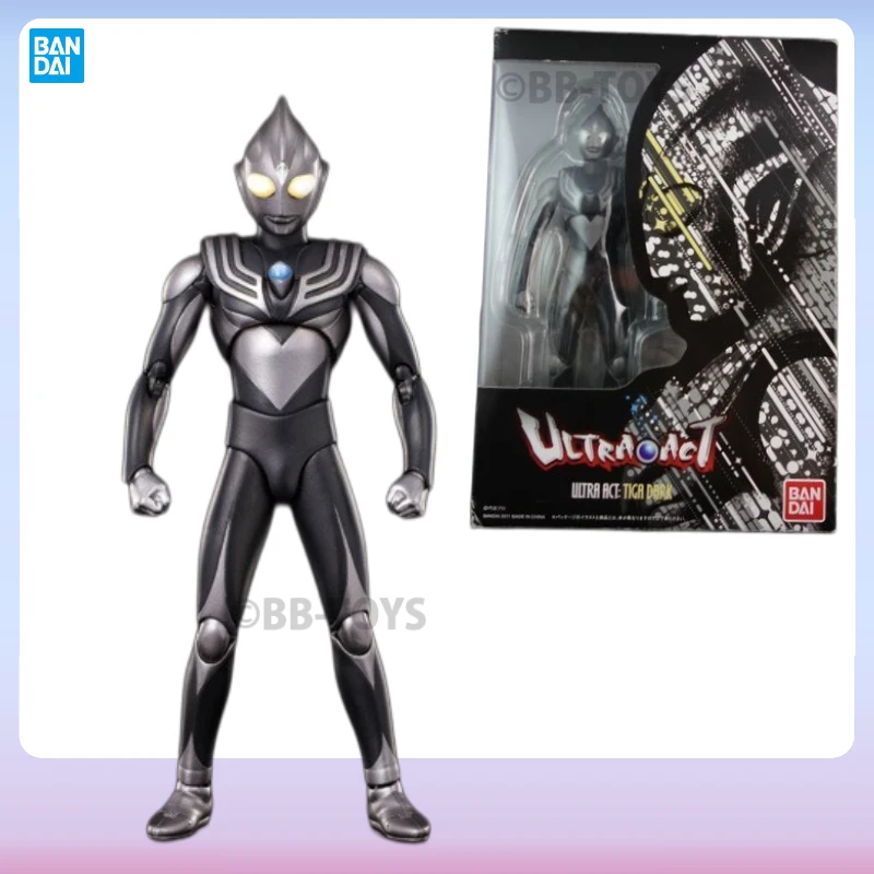 

In Stock Bandai Ultra-ACT Ultraman Series Dark Tiga Movable Anime Action Figure Collectible Original Box Finished Toys Hobby