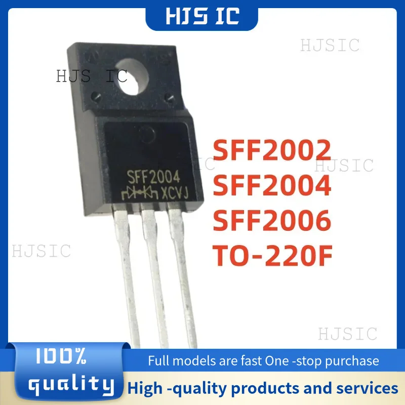 10PCS 100% NEW SFF2002 20A200V SFF2004 20A400V SFF2006 20A600V TO-220F Fast recovery diode transistors electronics IC