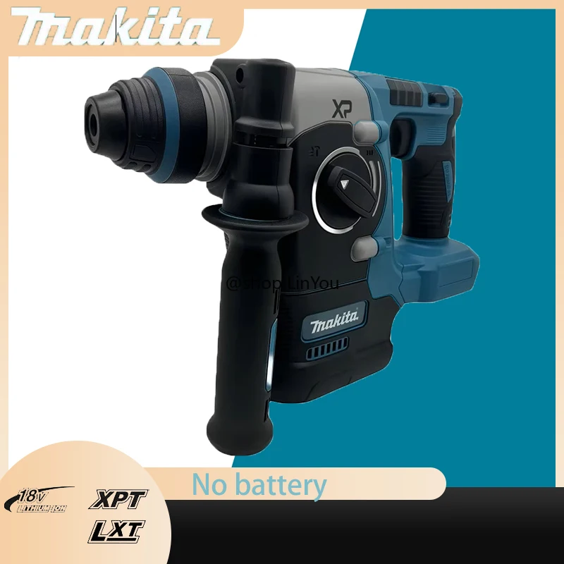 

Makita HR140D18V Cordless Brushless Rotary Hammer Drill 3-Mode Electric Hammer for Concrete Metal Wood with LED Light Power Tool
