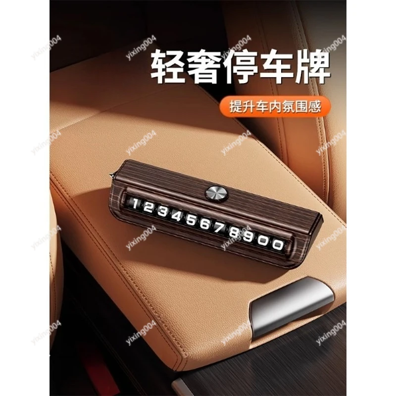 

Multifunctional Temporary Parking Phone Sign, Car Moving Number Display Plate with Emergency Window Breaking Hammer