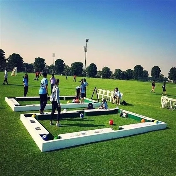 

New Entertainment Equipment with Area of 15 square Meters Small Football Field on a Huge Billiards Table