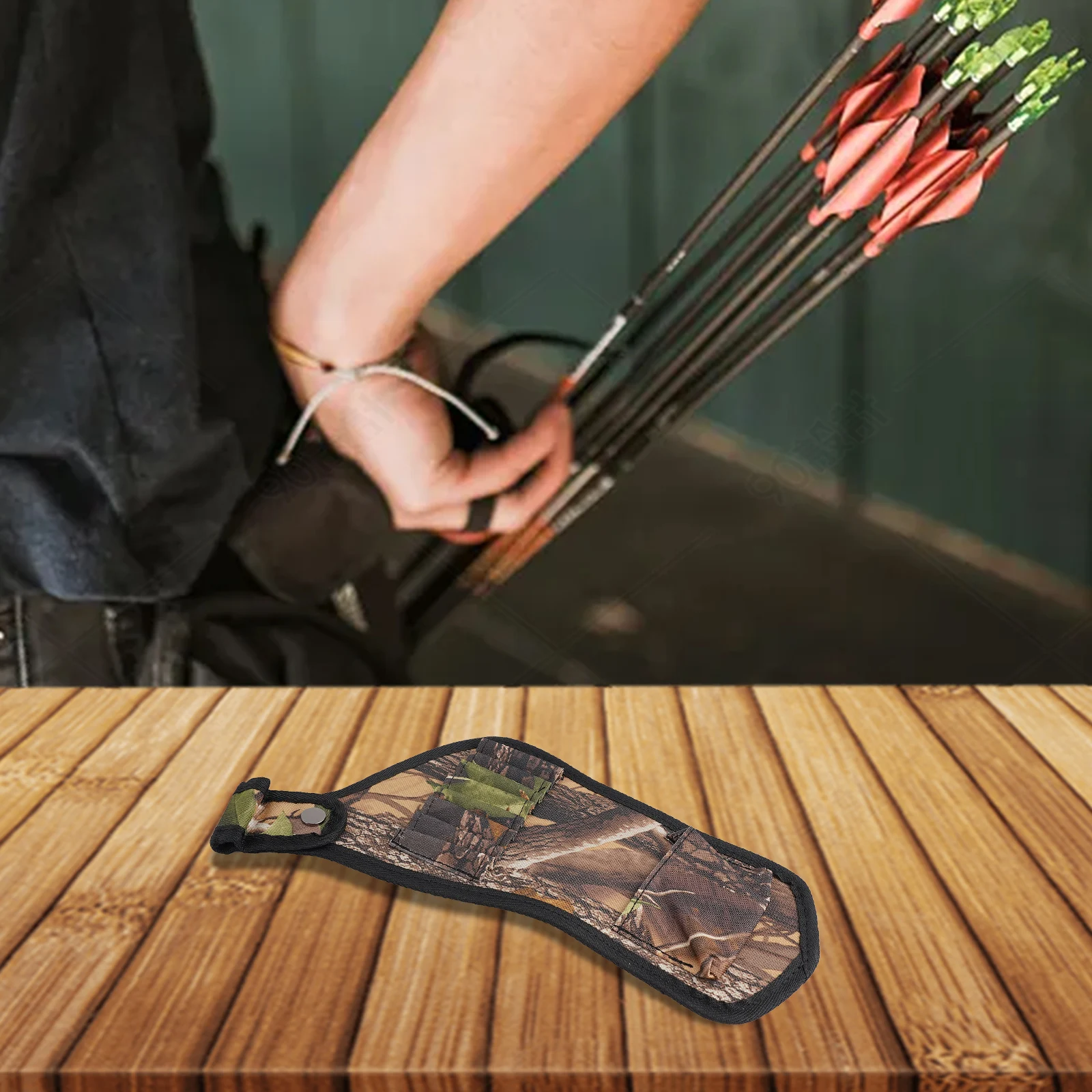 New Practical Outdoor Sports Arrow Quiver Divide 4Colors For: Hunting Quiver Archerying Arrow Arrow Bag Can Hold