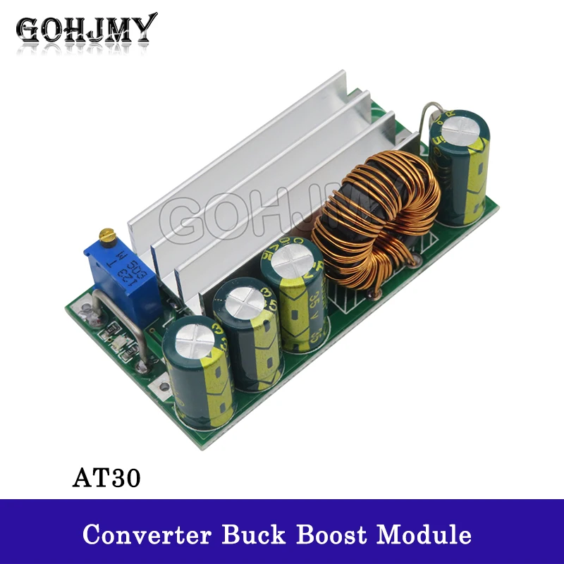 Automatic Step Up Down DC Power Supply AT30 Converter Buck Boost Module Replace XL6009 4-30V To 0.5-30V