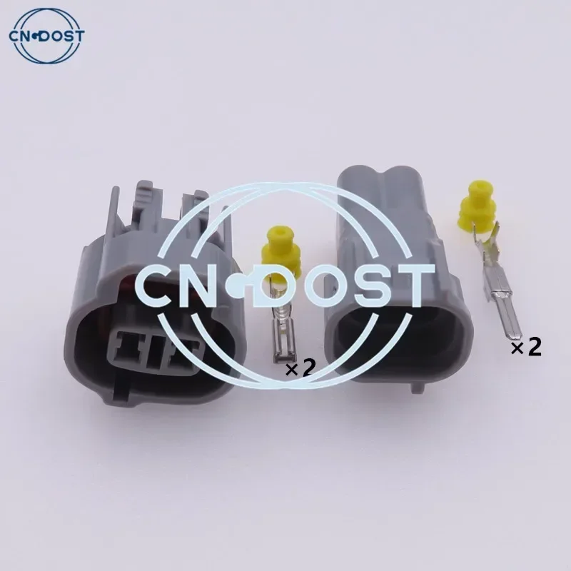 1 Set 2 Pin AC Assembly Auto Fuel Injector Electric Wiring Connector Car Waterproof Connector Modification Plug Parts 6189-0031
