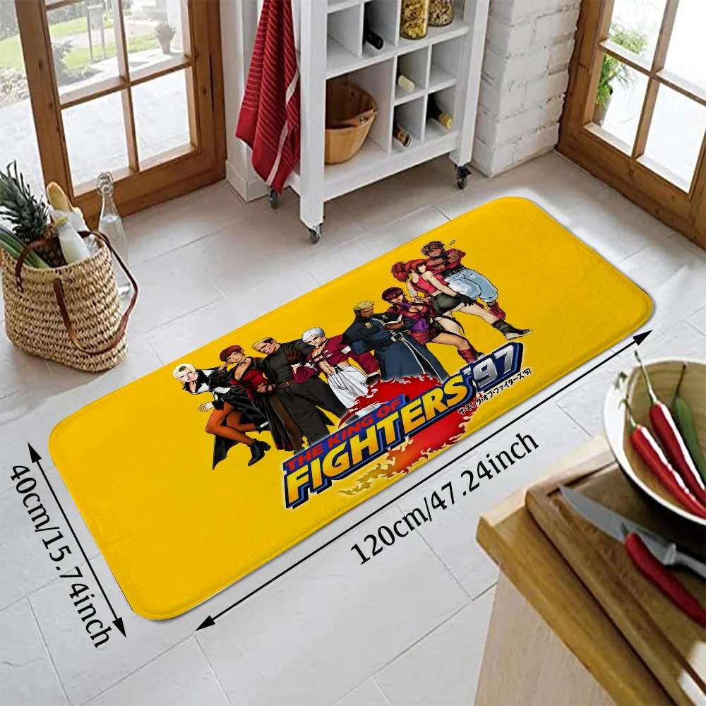 Kof The King of Fighters Hallway Carpet for Kitchen Furry Mat Cute Room Decor Custom Bedroom Rug Decoration Home Decor Items