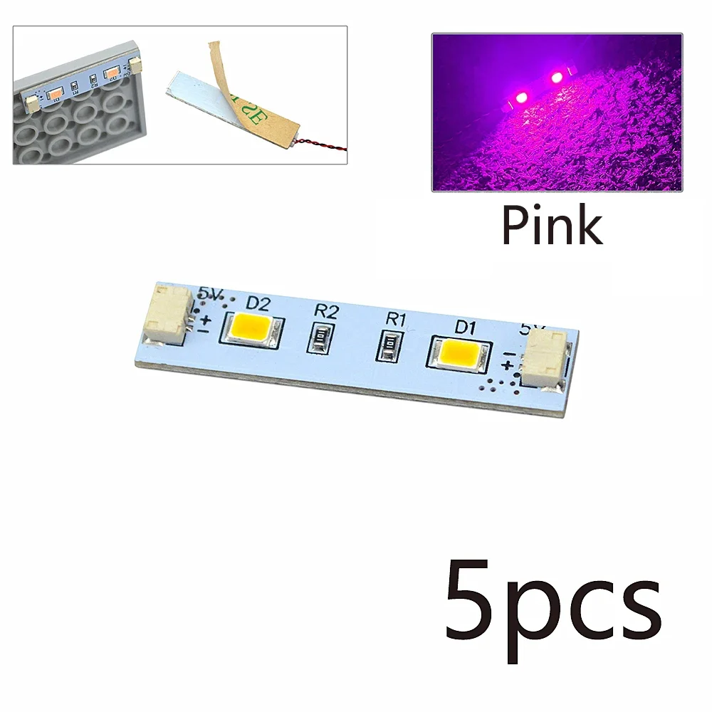 DIY 0,8mm Pin 0,73 CM X 3,1 CM 3M Doppelseitige LED Fernbedienung Baustein Blitz Lampe stadt Straße Licht Lampe Ziegel