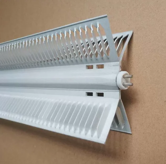 625mm230V2KW92 airfoil aluminum fin tube heater heater skirting line RX type integrated heating element