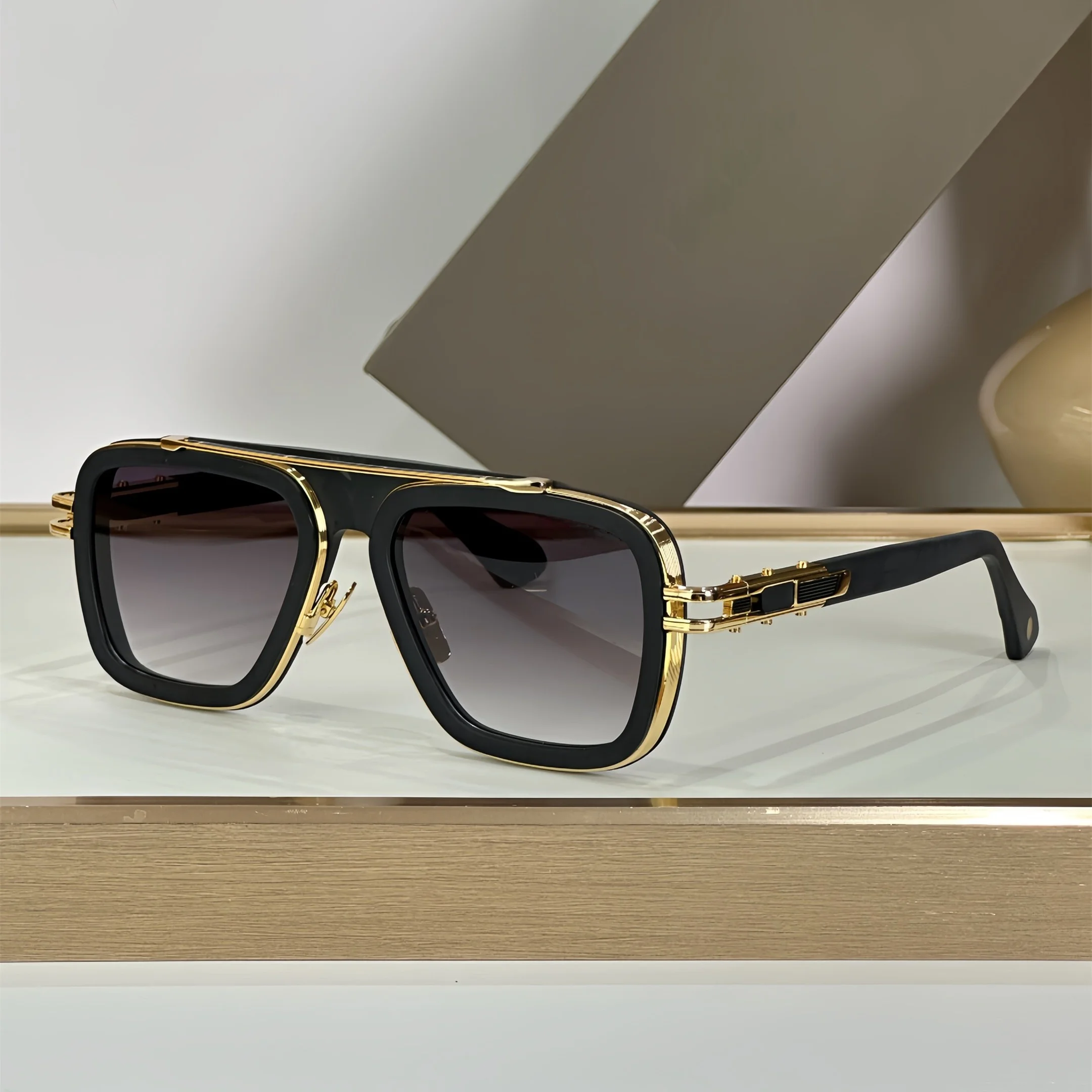 شعبية الرجال النظارات الشمسية lrest de sol hombre سبيكة LXN EVO نظارات الموضة DTS 403 رجل أنيق المرأة النظارات الشمسية