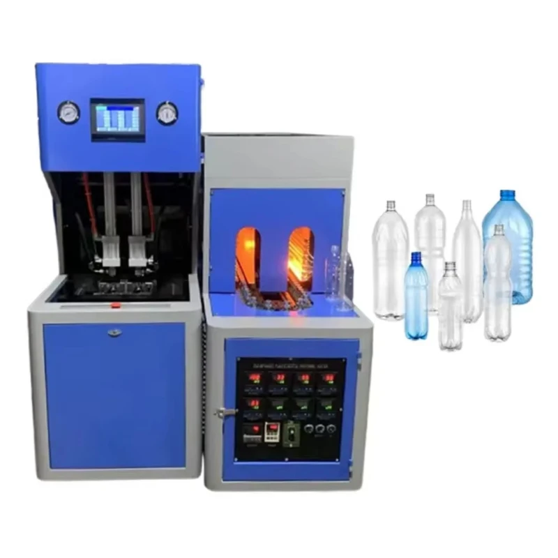 Semi Auto 300 1000 BPH Hot Filling PET Stretch Blow Molding Machine for 330 500ml Bottles Soplador PET