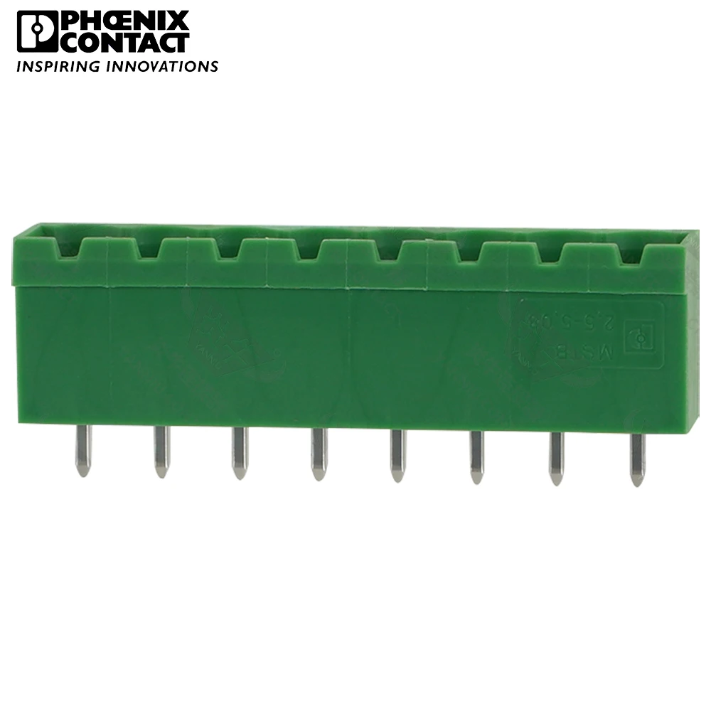 5.08mm Original Genuine Phoenix Contact Connector PCB Pluggable PLUG-IN Terminal Block 8 Pin MSTBVA 2.5 G 5.08 1755794 12A 320V