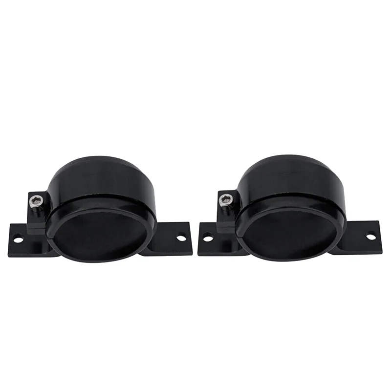 2PCS Black 60Mm Fuel Pump Single Mount Bracket Fuel Filter External Bracket Clamp Cradle For 044 380LPH 300LPH