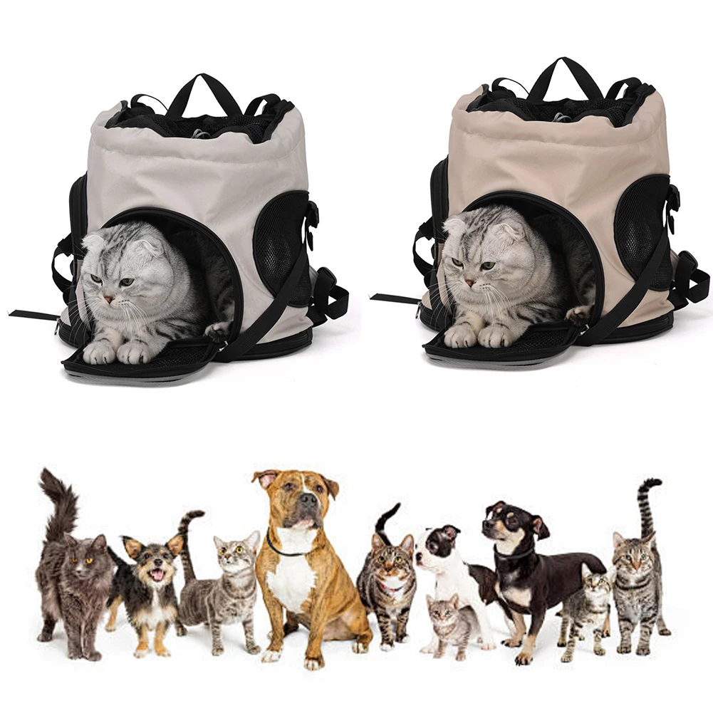 

Portable Dog Cat Carrier Bag Pet Puppy Travel Bags Breathable Mesh Small Dog Cat Dogs Outdoor Tent Carrier Outgoing Pets Backpac