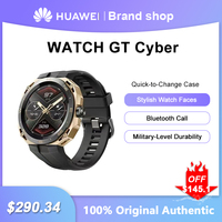 New Original HUAWEI WATCH GT Cyber SmartWatch Lntelligent Motion Bluetooth Call GPS Heart Rate Monitor Men Fitness Bracelet