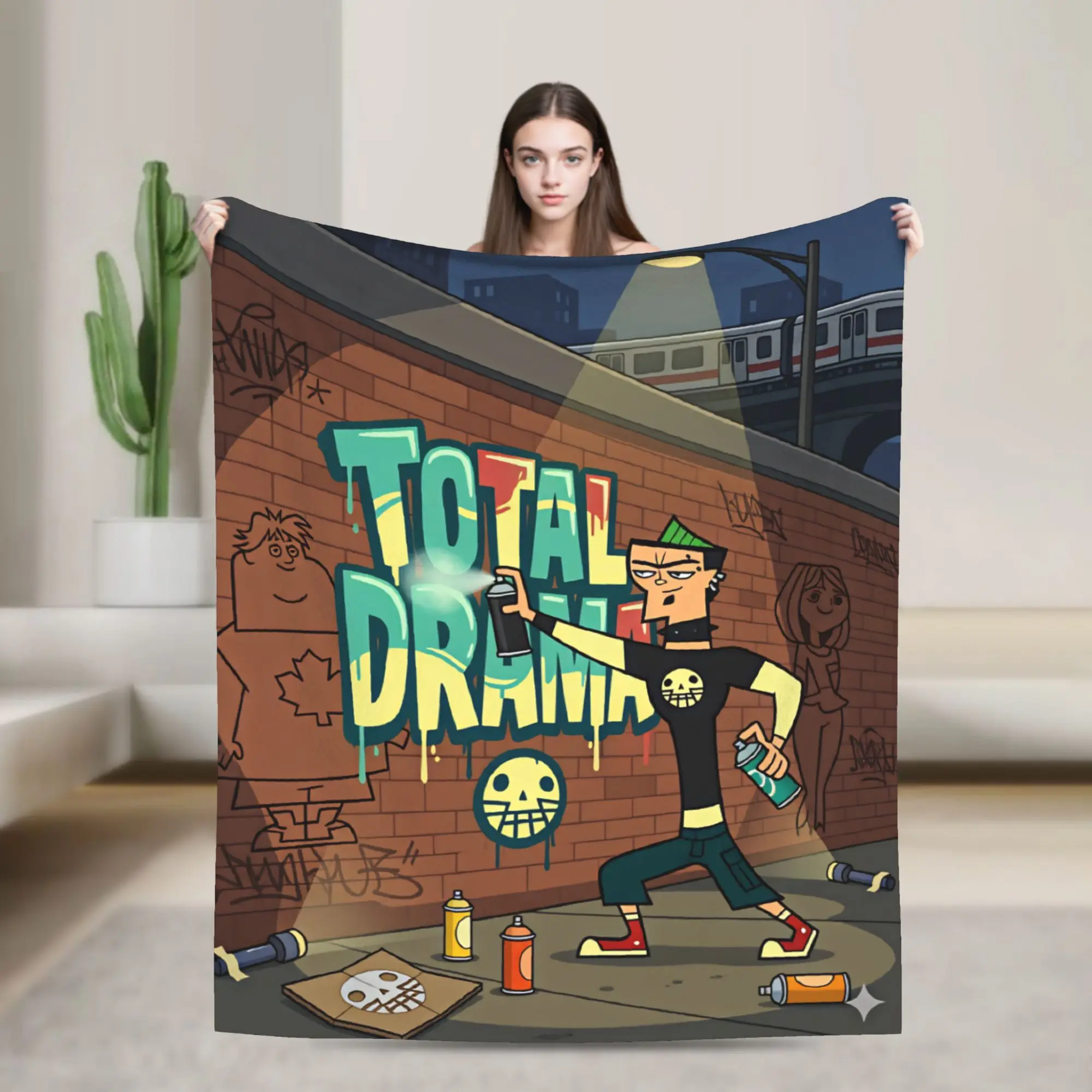 Totals Dramas Harold Knitted Blankets  Travel Flannel Throw Blanket For Bedroom Soft Custom Quality Bedspread Gift Idea