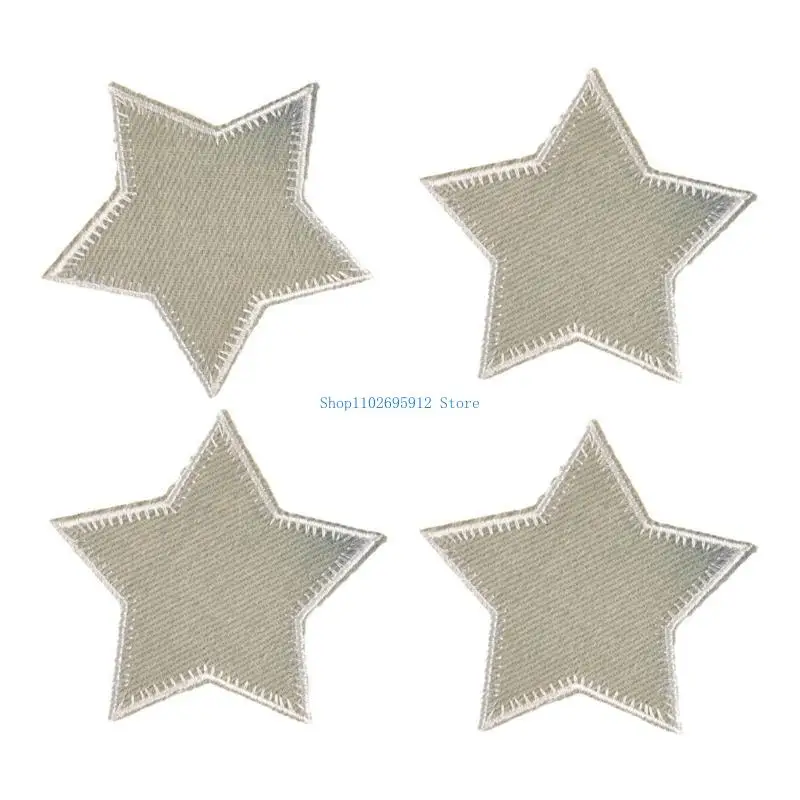 N7YE Cartoon Star Patches Sew on Bannner Repair For Clothing Applique Patches Jeweled Patches Sew On Craft