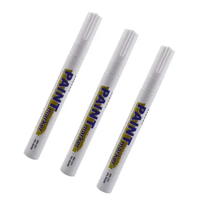2pcs  Paint Pen Paint Markers Waterproof Car Tyre Oil-Based Paint Pen Set Quick Dry And Permanent